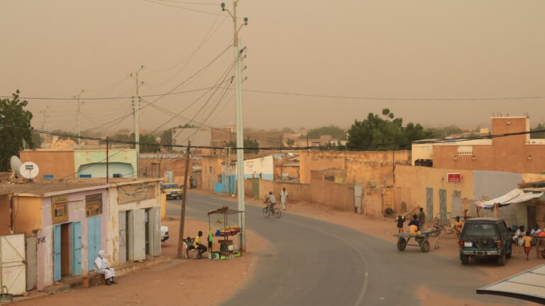 photographie de paysage de ville en Mauritanie